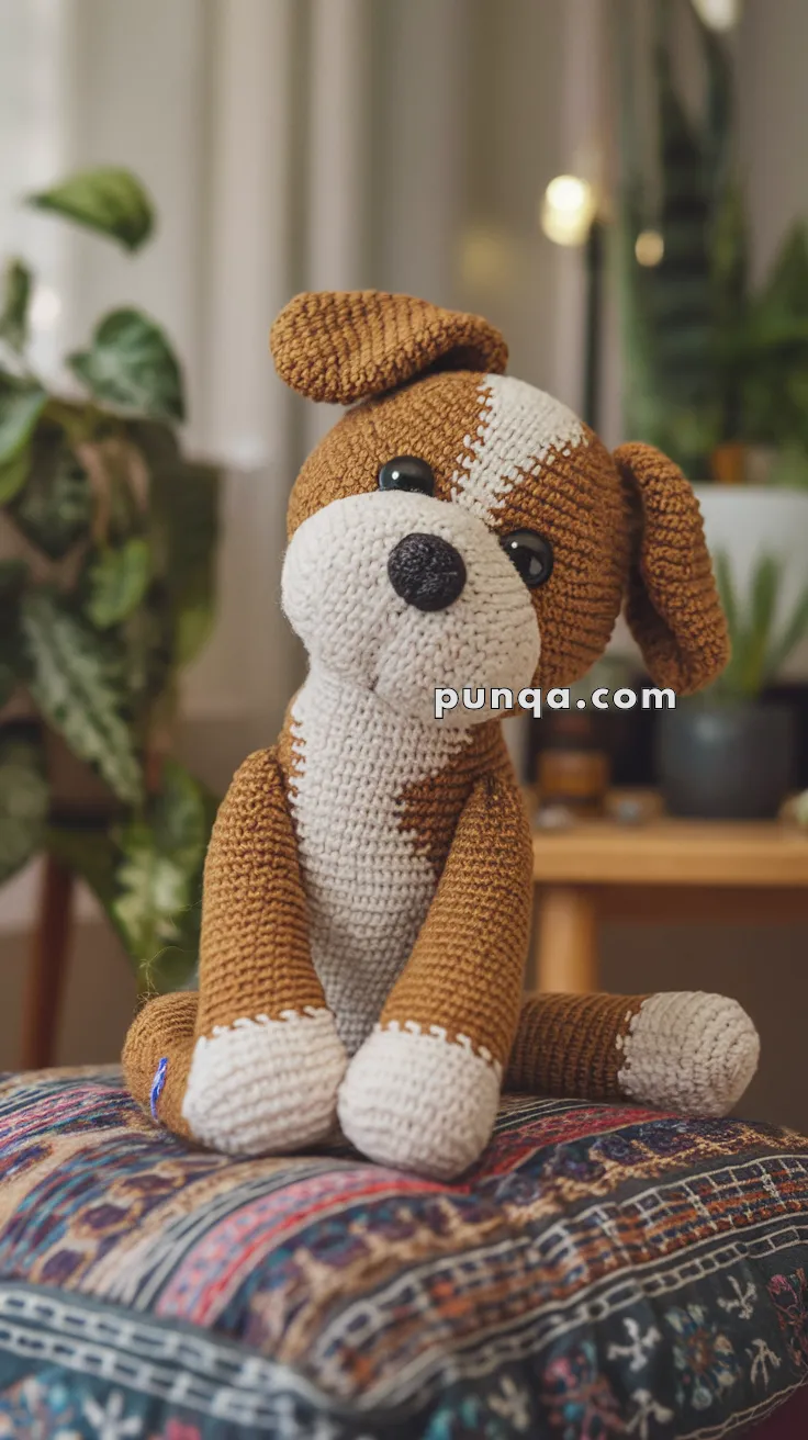 Amigurumi Dog In A Yoga Stretch – FREE Crochet Pattern