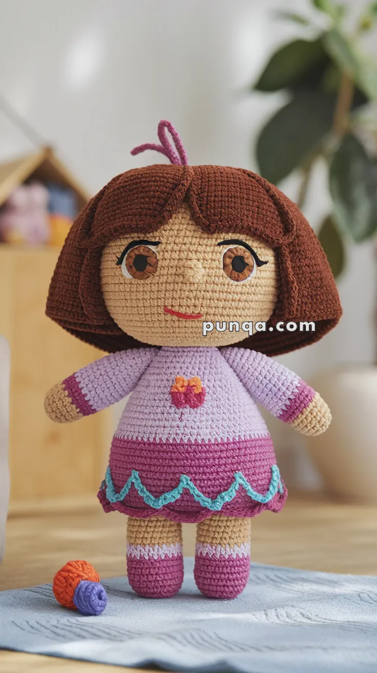 Amigurumi Dora The Explorer – FREE Crochet Pattern