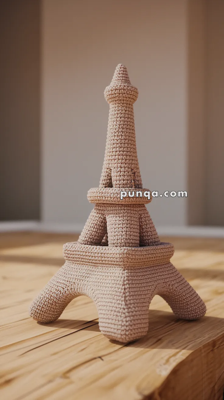 Amigurumi Eiffel Tower – FREE Crochet Pattern