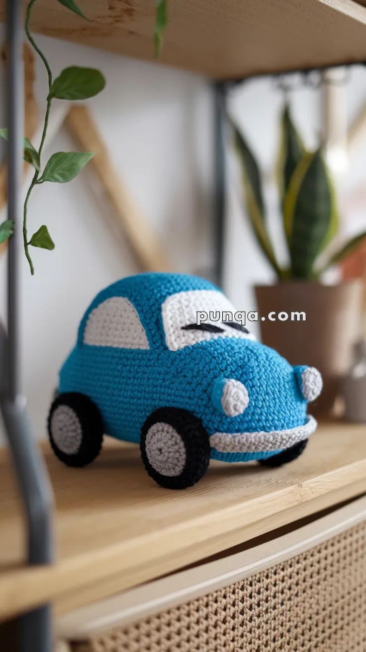 Amigurumi Electric Car – FREE Crochet Pattern