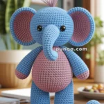 Amigurumi Elephant Fridge Magnet – FREE Crochet Pattern