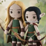 Amigurumi Elven Archer Duo – FREE Crochet Pattern