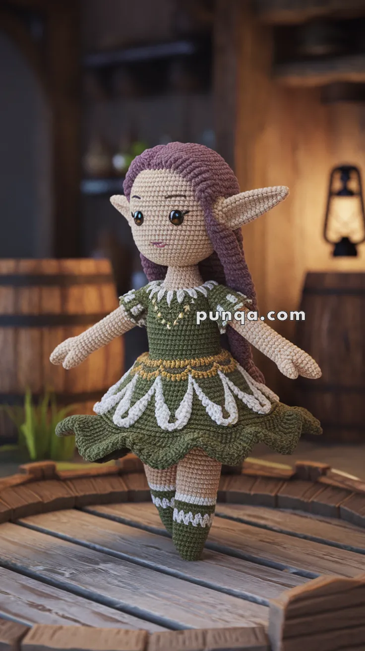 Amigurumi Elven Dancer – FREE Crochet Pattern