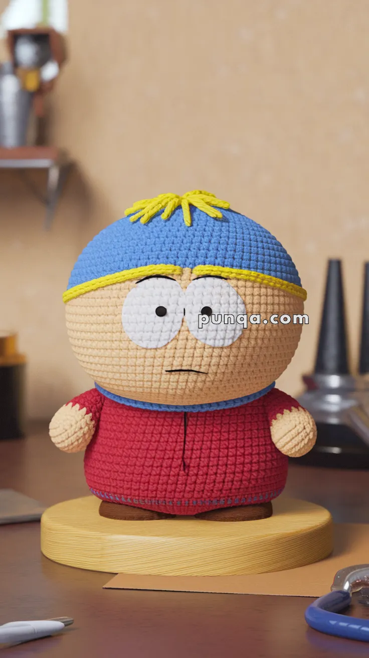 Amigurumi Eric Cartman – FREE Crochet Pattern