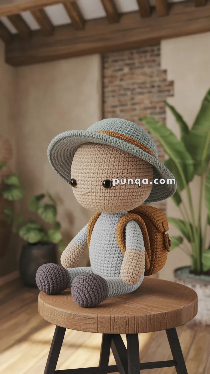 Amigurumi Explorer Doll – FREE Crochet Pattern