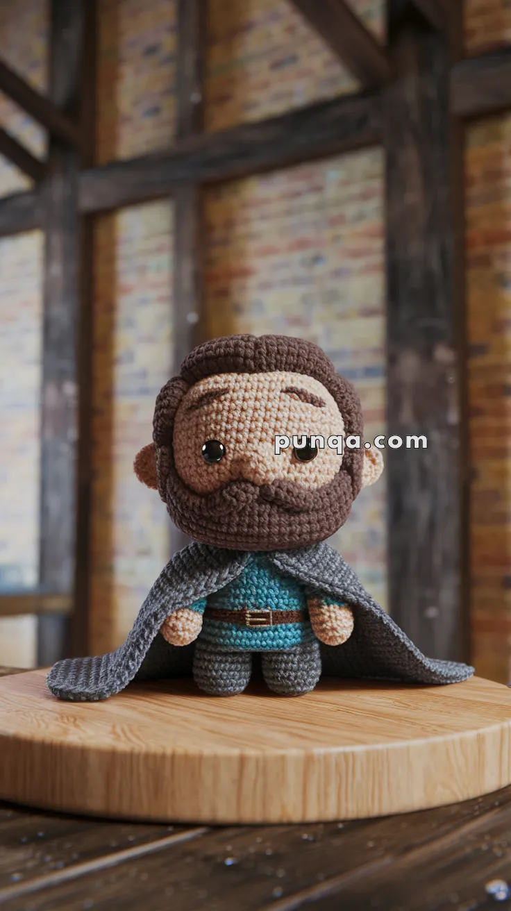 Realistic crochet image for Amigurumi Faramir - FREE Crochet Pattern