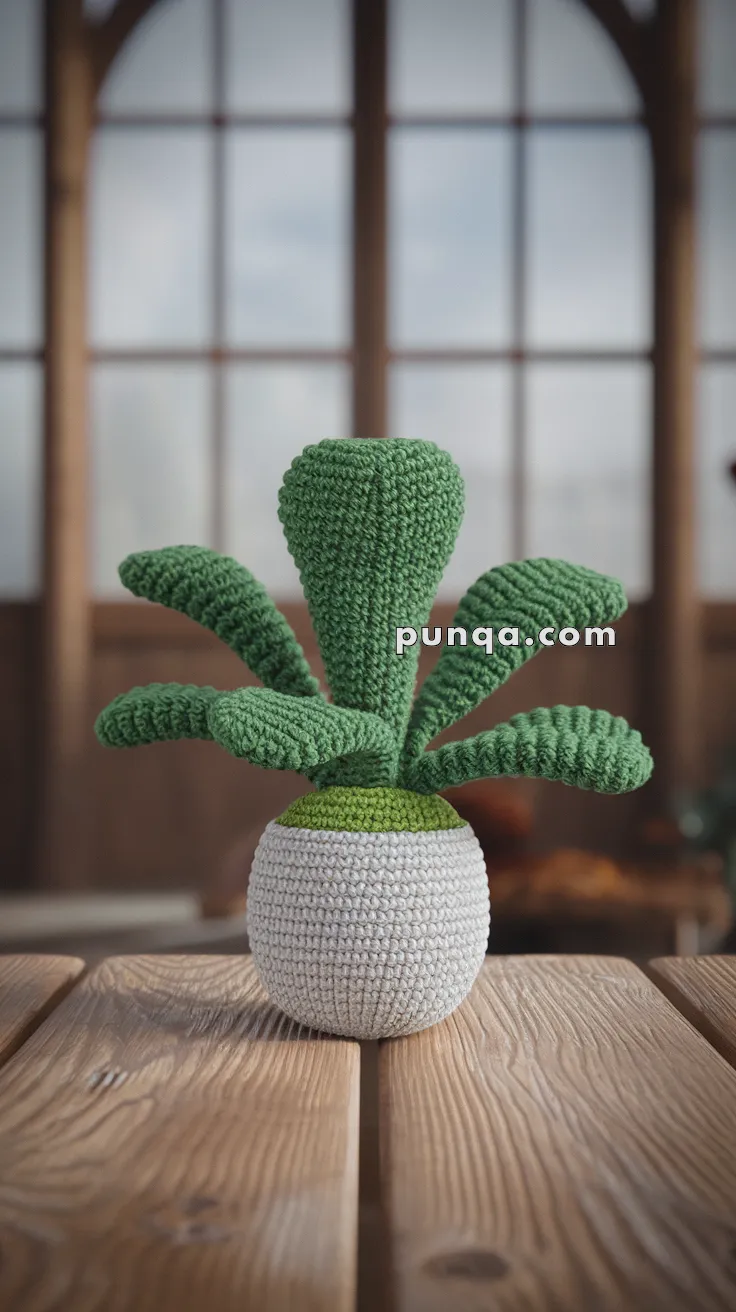 Amigurumi Fiddle Leaf Fig – FREE Crochet Pattern