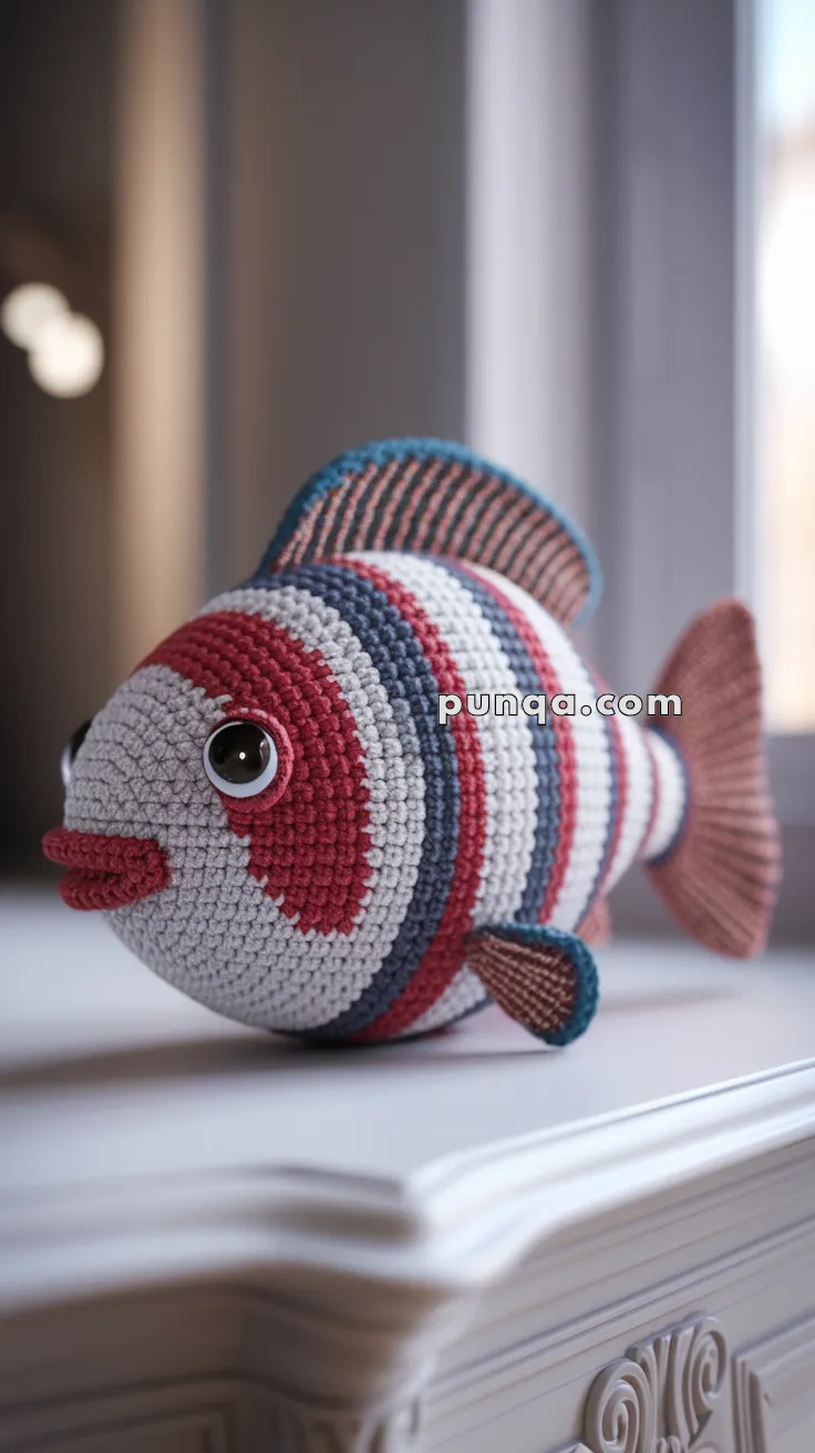Amigurumi Fish Fridge Magnet – FREE Crochet Pattern