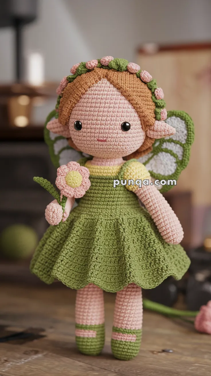 Amigurumi Flower Fairy Doll – FREE Crochet Pattern