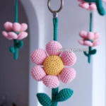 Amigurumi Flower Keychain – FREE Crochet Pattern