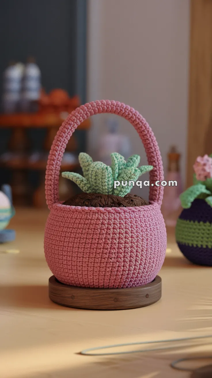 Amigurumi Flower Pot – FREE Crochet Pattern