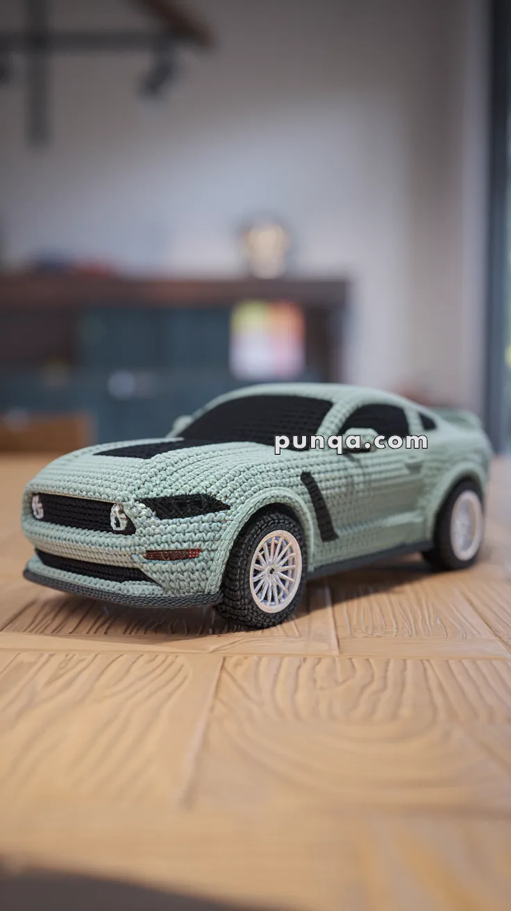 Amigurumi Ford Mustang – FREE Crochet Pattern