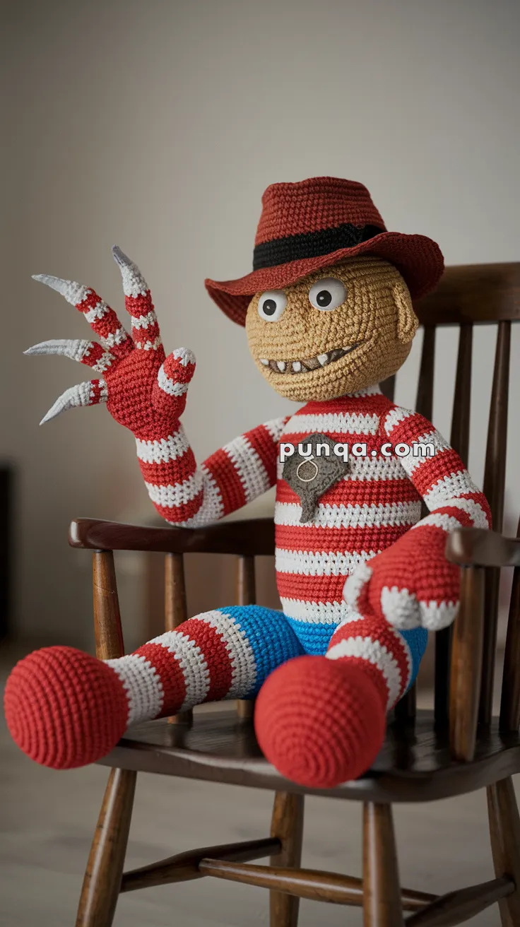 Amigurumi Freddy Krueger – FREE Crochet Pattern