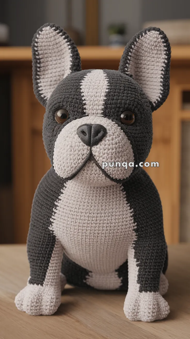 Amigurumi French Bulldog – FREE Crochet Pattern