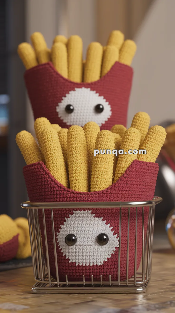 Amigurumi French Fries – FREE Crochet Pattern