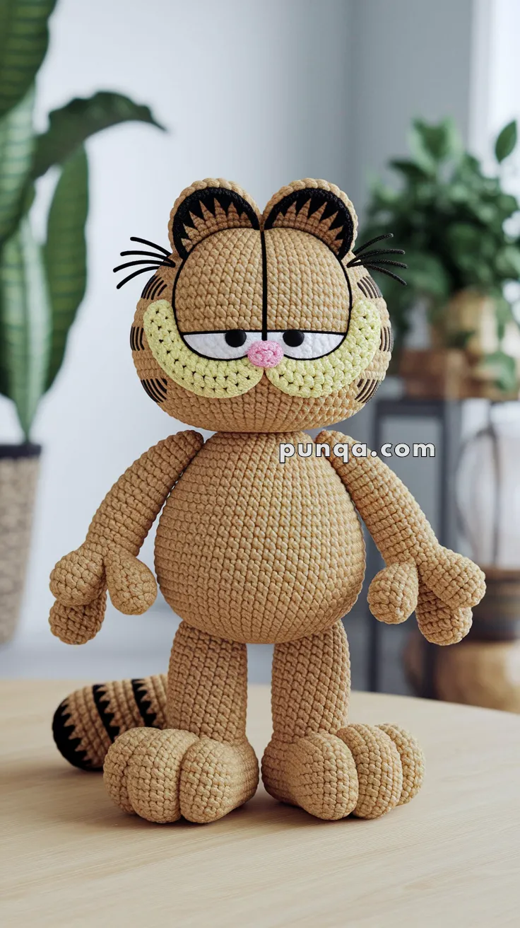 Amigurumi Garfield – FREE Crochet Pattern