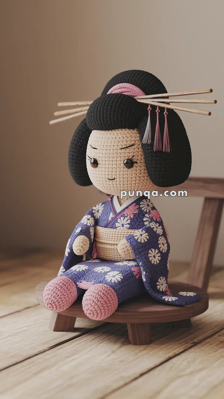 Amigurumi Geisha Doll – FREE Crochet Pattern