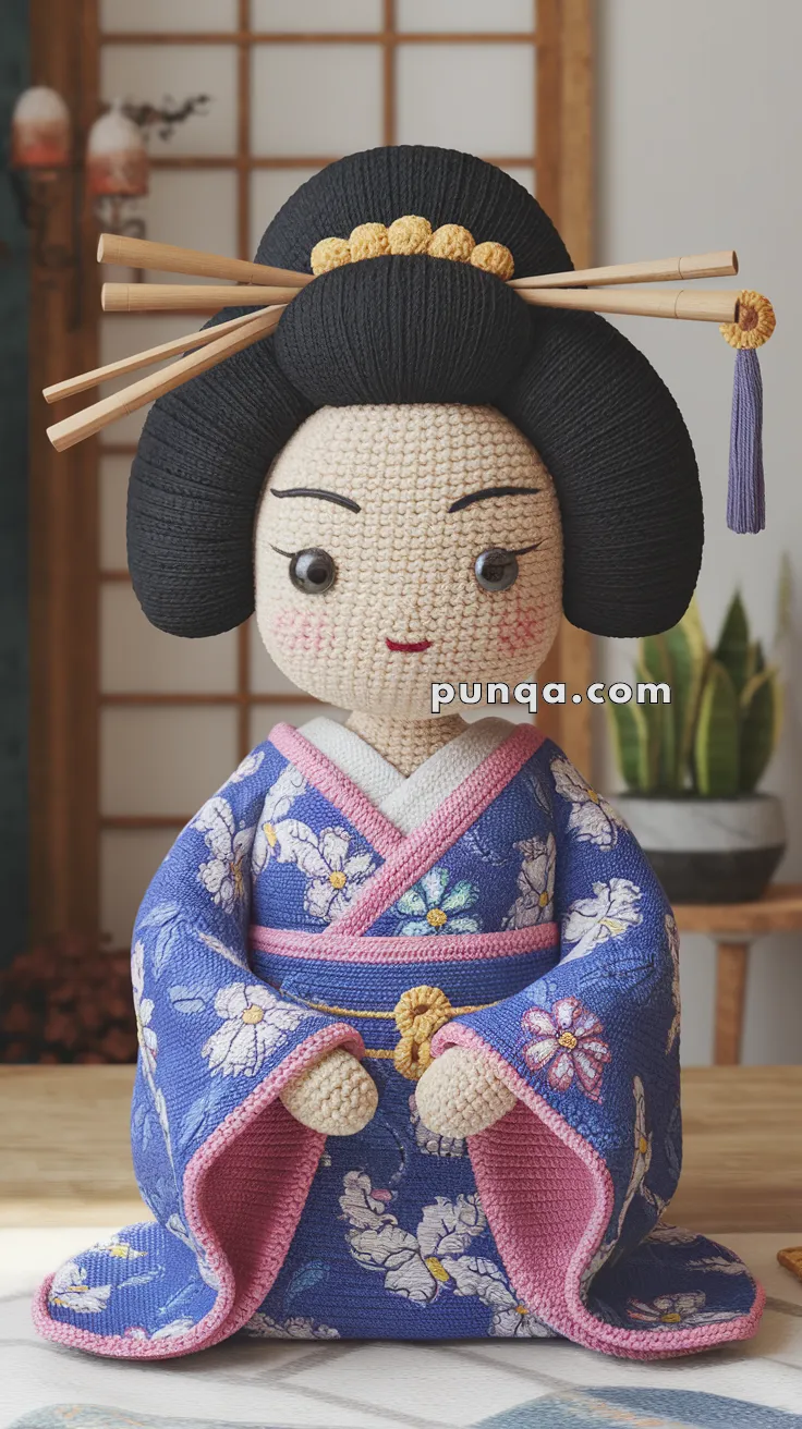 Amigurumi Geisha – FREE Crochet Pattern