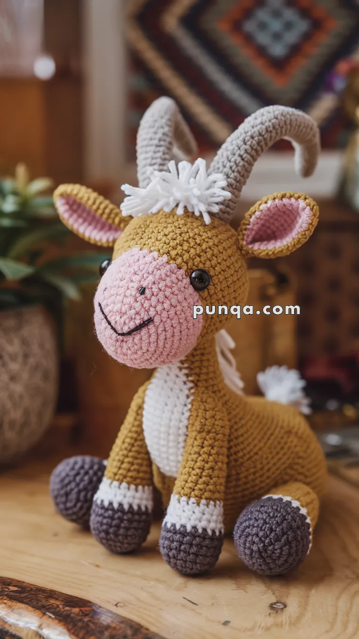 Amigurumi Goat – FREE Crochet Pattern