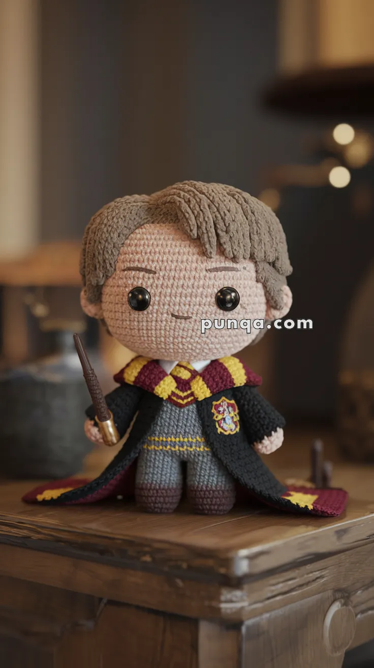 Amigurumi Godric Gryffindor – FREE Crochet Pattern