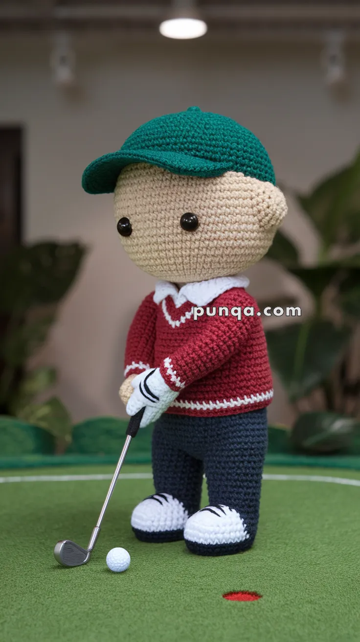 Amigurumi Golfer – FREE Crochet Pattern