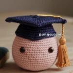 Amigurumi Graduation Cap with Head – FREE Crochet Pattern