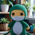 Amigurumi Greninja – FREE Crochet Pattern