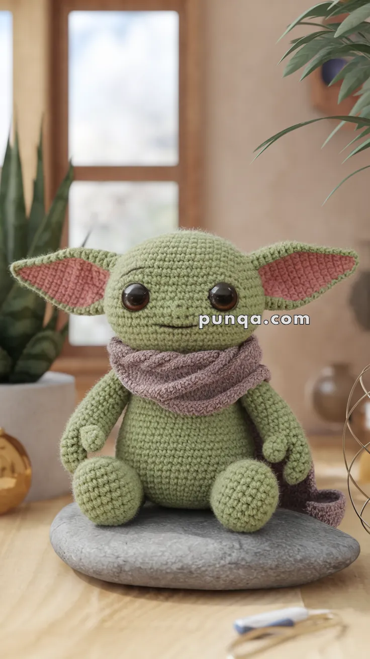 Amigurumi Grogu – FREE Crochet Pattern