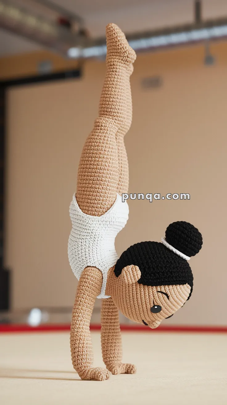 Amigurumi Gymnast Doll – FREE Crochet Pattern