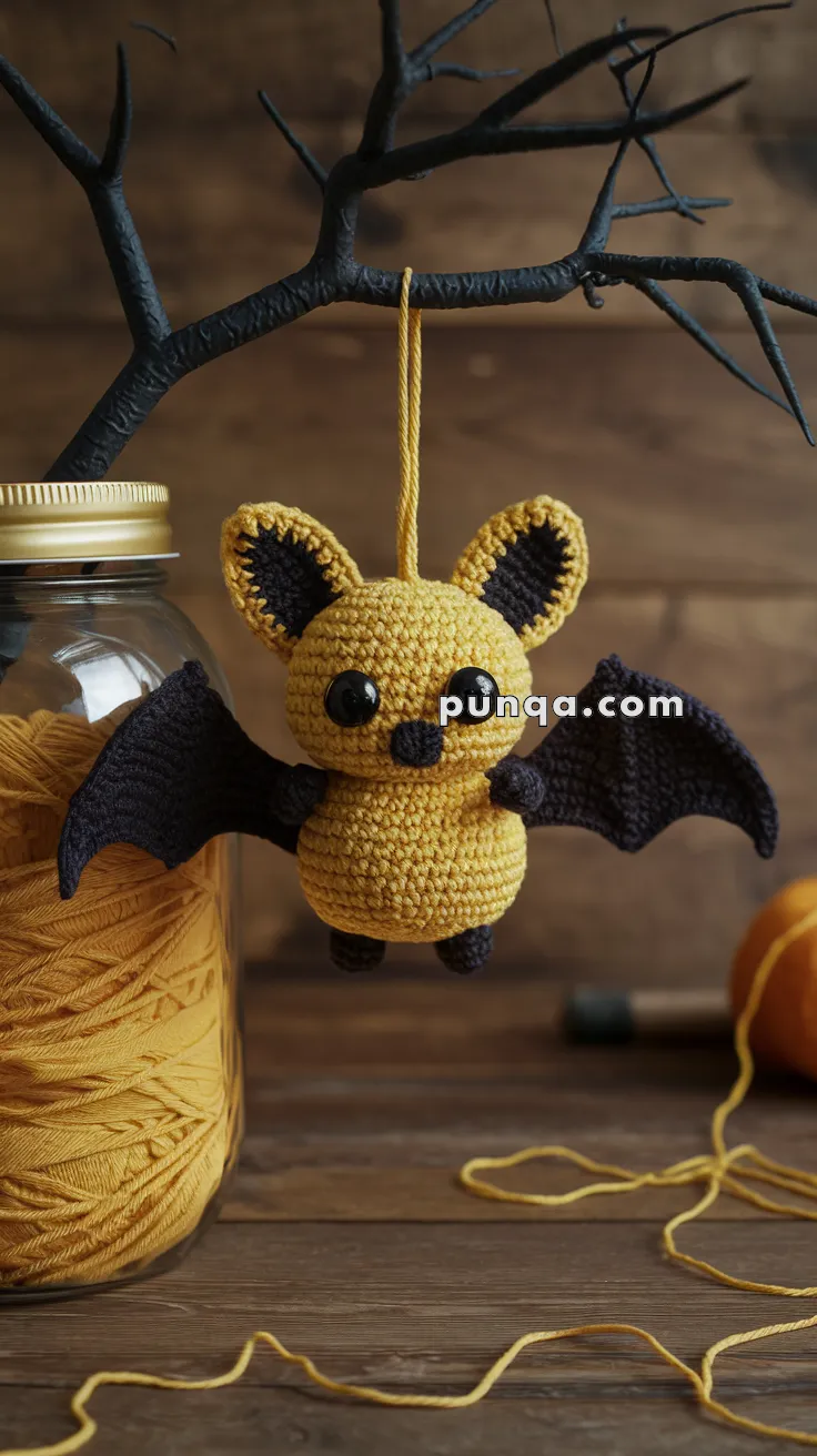 Amigurumi Hanging Bat – FREE Crochet Pattern