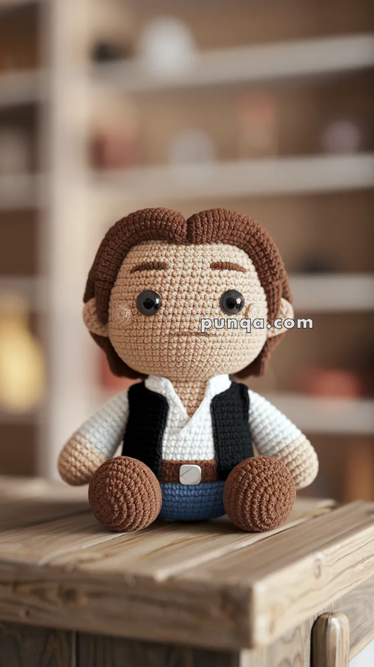 Amigurumi Han Solo – FREE Crochet Pattern