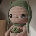 Amigurumi Hanging Plant Holder – FREE Crochet Pattern