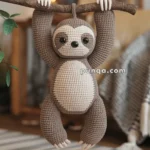 Amigurumi Hanging Sloth – FREE Crochet Pattern