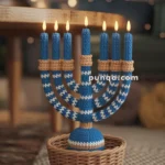 Amigurumi Hanukkah Menorah – FREE Crochet Pattern