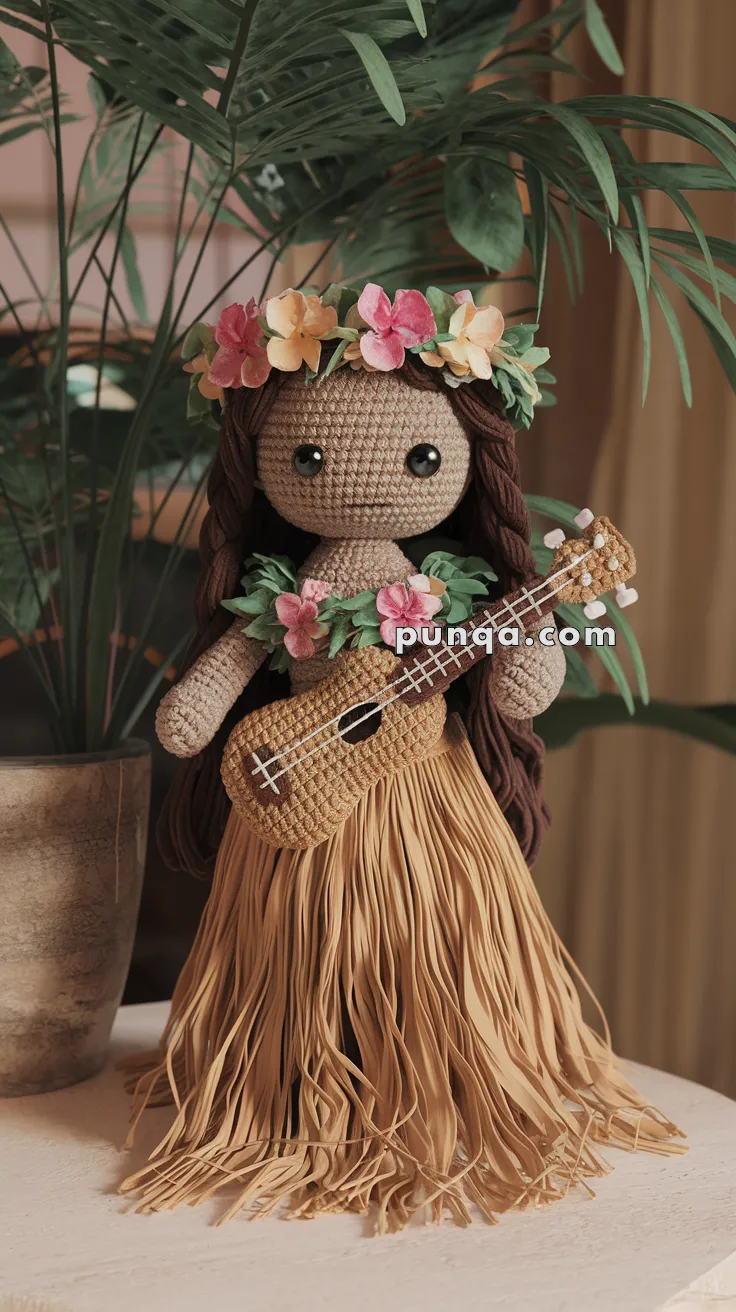 Amigurumi Hawaiian Doll – FREE Crochet Pattern