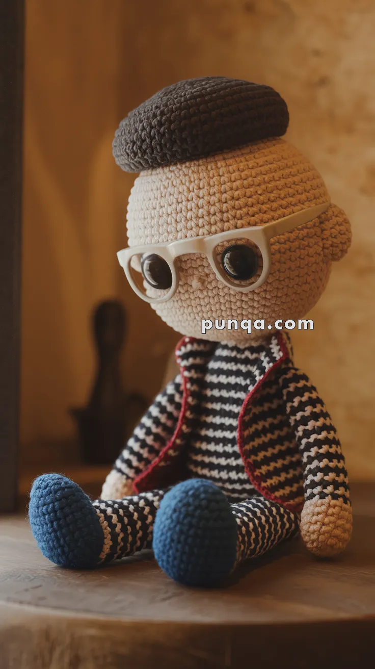 Amigurumi Hipster Doll – FREE Crochet Pattern