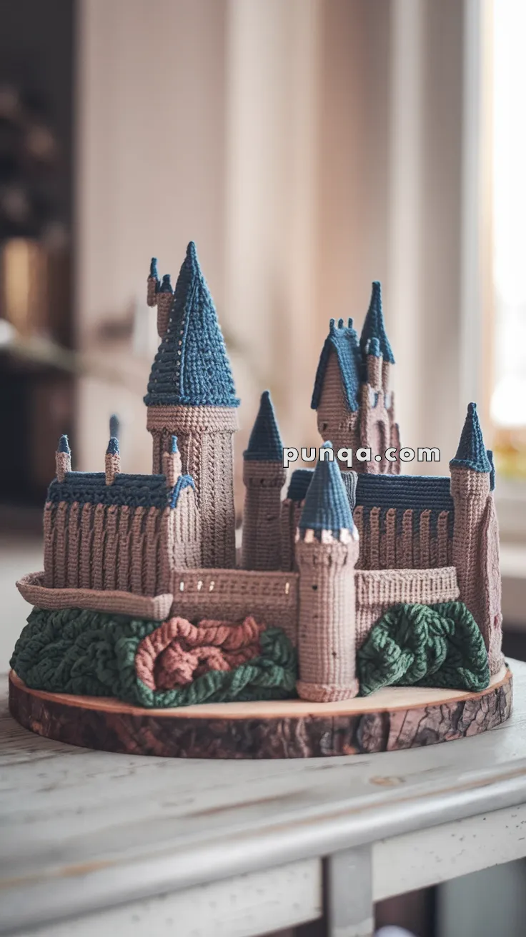 Amigurumi Hogwarts Castle – FREE Crochet Pattern