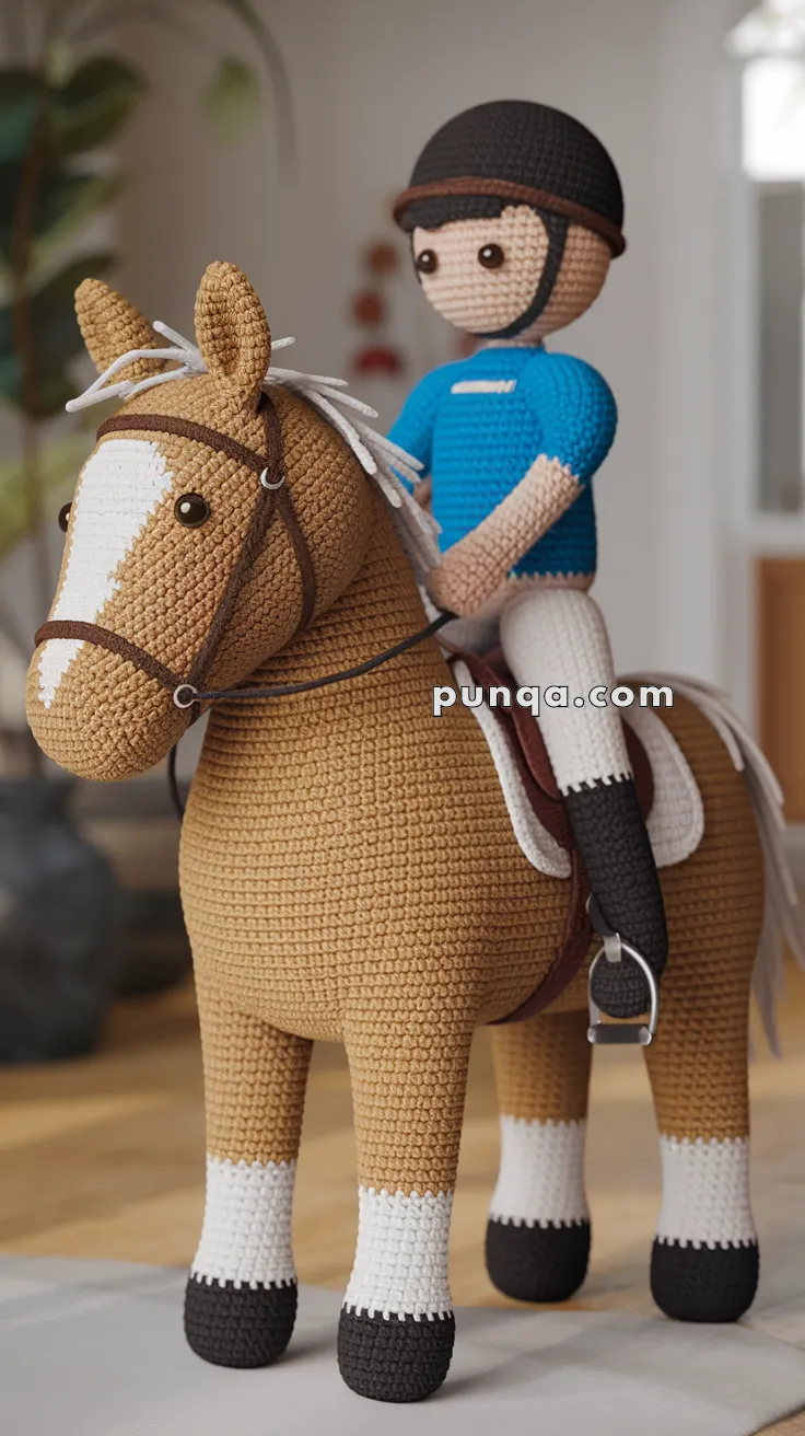 Amigurumi Horse And Rider – FREE Crochet Pattern