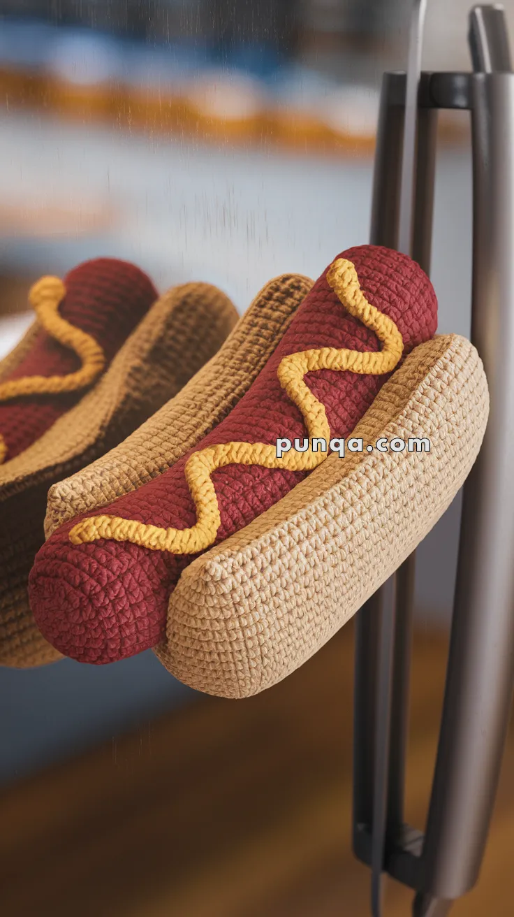 Amigurumi Hot Dog Fridge Magnet – FREE Crochet Pattern