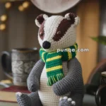 Amigurumi Hufflepuff Badger – FREE Crochet Pattern