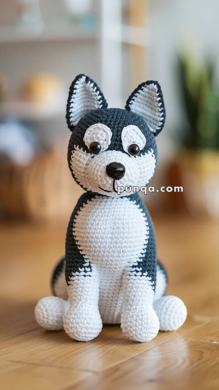 Amigurumi Husky – FREE Crochet Pattern