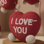Amigurumi I Love You Heart – FREE Crochet Pattern