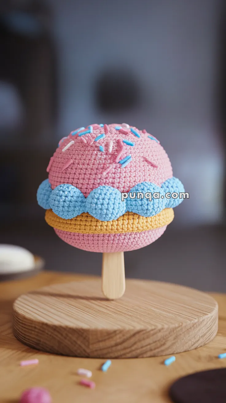 Amigurumi Ice Cream Sandwich – FREE Crochet Pattern