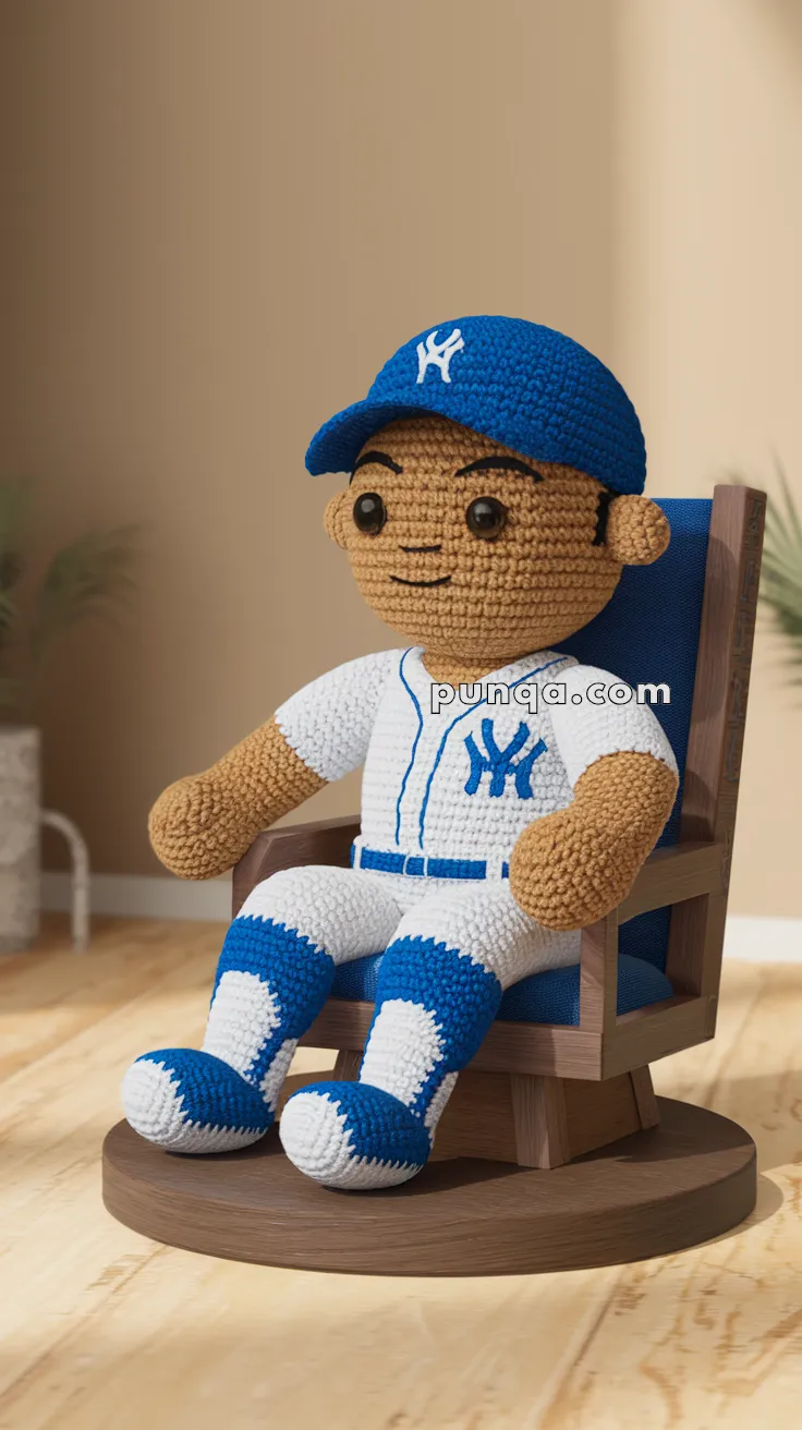 Amigurumi Jackie Robinson – FREE Crochet Pattern