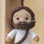 Amigurumi Jesus Keychain – FREE Crochet Pattern