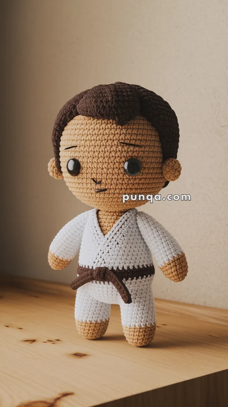 Amigurumi Karate Kid – FREE Crochet Pattern