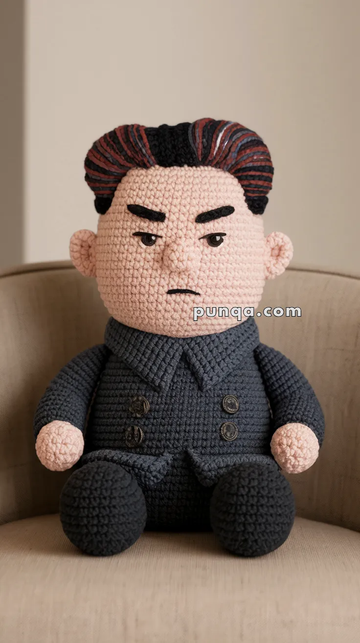Amigurumi Kim Jong Un – FREE Crochet Pattern
