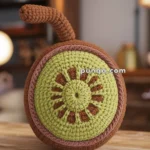 Amigurumi Kiwi Fridge Magnet – FREE Crochet Pattern