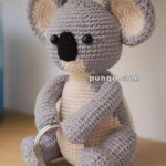 Amigurumi Koala Keychain – FREE Crochet Pattern