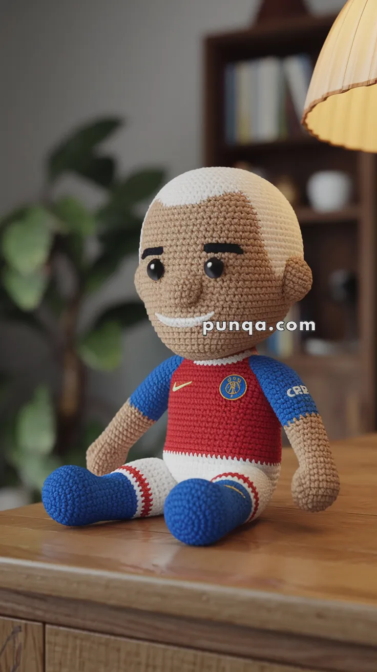 Amigurumi Kylian Mbappe – FREE Crochet Pattern
